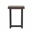 Bowery Hill Traditional Cherry and Ebony Solid Wood Live Edge Stool
