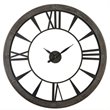 Bowery Hill Modern 60 Inch Wall Clock in Dark Rustic Bronze