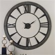 Bowery Hill Modern 60 Inch Wall Clock in Dark Rustic Bronze