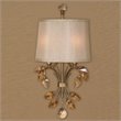 Bowery Hill Modern 2 Light Metal Wall Sconce in Burnished Gold