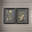 Bowery Hill Modern Midnight Botanicals 2 Piece Wall Art Set