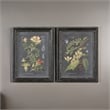 Bowery Hill Modern Midnight Botanicals 2 Piece Wall Art Set