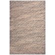 Bowery Hill 9' x 12' Hand Woven Wool Rug in Navy Blue and Natural