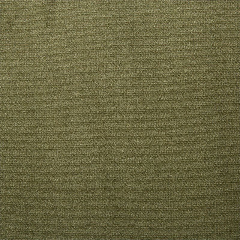 Bowery Hill 17'' Fabric/Wood Barrel Back Accent Chair in Olive Green/Walnut