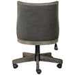 Bowery Hill Contemporary Swivel Desk Chair in Charcoal and Gray