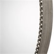 Bowery Hill Contemporary Decorative Mirror in Antique Silver