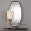 Bowery Hill Contemporary Decorative Mirror in Gold and Black