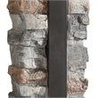 Bowery Hill Modern Stacked Stone Table Lamp in Gray and Black