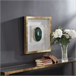 Bowery Hill Contemporary Shadow Wall Sculpture in White and Gold