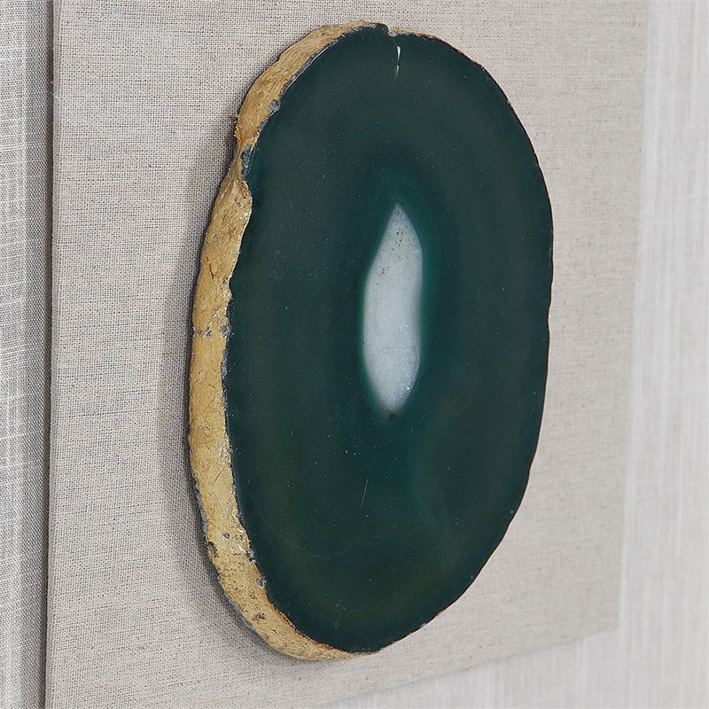 Bowery Hill Contemporary Shadow Wall Sculpture in White and Gold