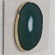 Bowery Hill Contemporary Shadow Wall Sculpture in White and Gold