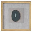 Bowery Hill Contemporary Shadow Wall Sculpture in White and Gold