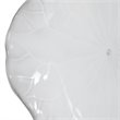Bowery Hill Contemporary Ceramic Wall Decor in White (Set of 3)