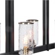 Bowery Hill Modern 6 Light Industrial Island Light in Sanded Black