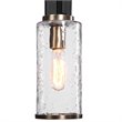 Bowery Hill Modern 1 Light Industrial Mini Pendant in Sanded Black