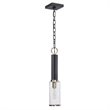 Bowery Hill Modern 1 Light Industrial Mini Pendant in Sanded Black