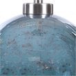 Bowery Hill Steel and Glass Brushed Nickel Pendant Circle Adjustable 10.13