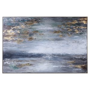 Bowery Hill Contemporary Dawn To Dusk Abstract Hand Painted Art