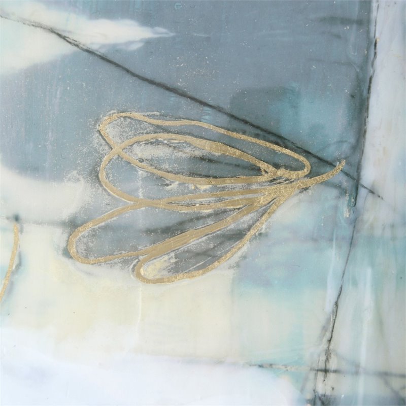 Bowery Hill Contemporary Gilded Whimsy Abstract Print (Set of 2)