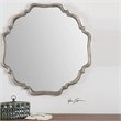 Bowery Hill Contemporary Mirror in Oxidized Silver