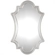 Bowery Hill Contemporary Antiqued Silver Wall Mirror