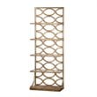 Bowery Hill Contemporary 5 Shelf Etagere in Gold