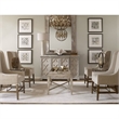 Bowery Hill Contemporary 4-Door Wood Cabinet in Weathered Gray