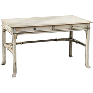 Bowery Hill Contemporary Aged Writing Desk in Mango Wood
