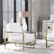 Bowery Hill Contemporary Table Lamp with Gloss White Glass
