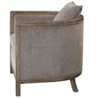 Bowery Hill Contemporary Accent Chair in Gray
