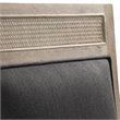Bowery Hill Contemporary Accent Chair in Dark Gray