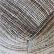 Bowery Hill Contemporary Handwoven Pouf in Beige and Tan
