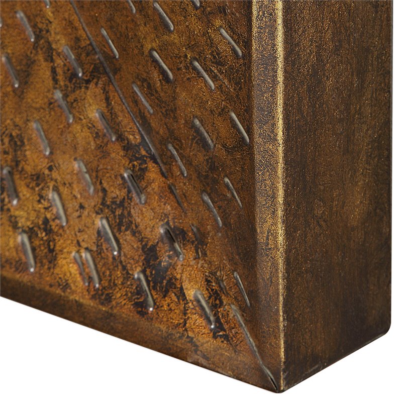Bowery Hill Contemporary Wall Panel in Antique Bronze