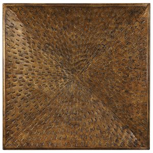 Bowery Hill Contemporary Wall Panel in Antique Bronze
