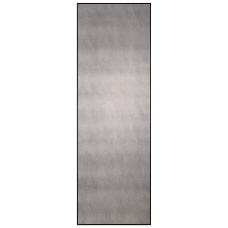 Bowery Hill Contemporary Decorative Mirror in Aged Black