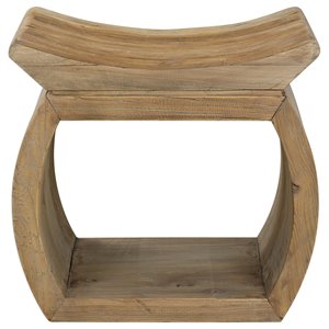 bowery hill contemporary foot stool in natural