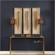 Bowery Hill Contemporary Shadow Box in Gold (Set of 3)