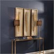 Bowery Hill Contemporary Shadow Box in Gold (Set of 3)