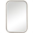 Bowery Hill Contemporary Vanity Mirror in Antique Gold