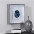 Bowery Hill Contemporary Stone Shadow Box in Blue Agate