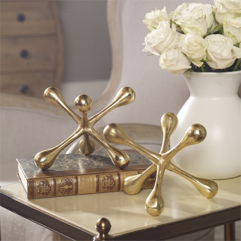 Bowery Hill Contemporary Object in Brass (Set of 2)