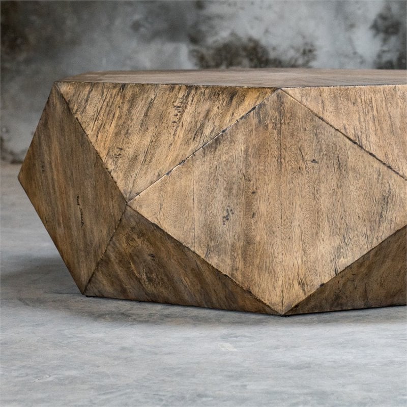 Bowery Hill Contemporary Coffee Table in Burnished Honey