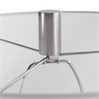 Bowery Hill Contemporary Cylinder Table Lamp in Aged White
