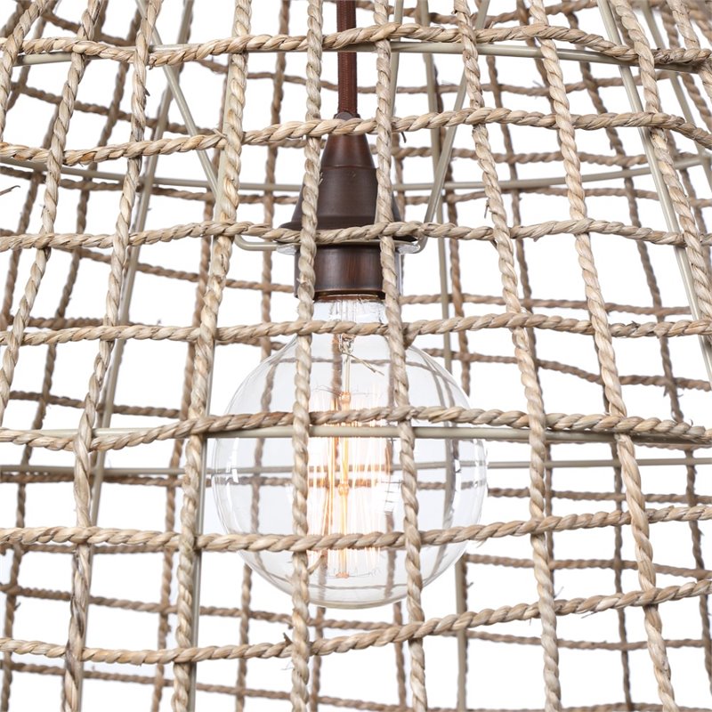 Bowery Hill Contemporary 1 Light Pendant in Aged Bronze