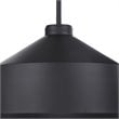 Bowery Hill Contemporary 1 Light Pendant in Matte Black