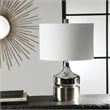 Bowery Hill Contemporary Mid Century Table Lamp in Chrome