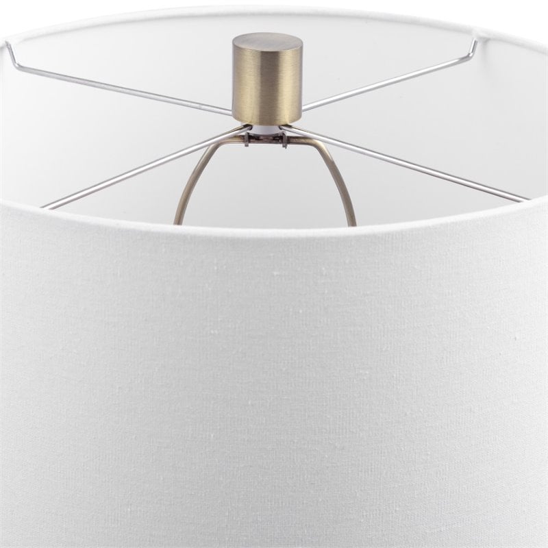 Bowery Hill Contemporary Mid Century Table Lamp in Chrome