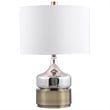Bowery Hill Contemporary Mid Century Table Lamp in Chrome
