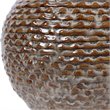 Bowery Hill Contemporary Rustic Table Lamp in Rust Brown