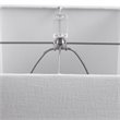 Bowery Hill Contemporary Buffet Lamp in Gloss White
